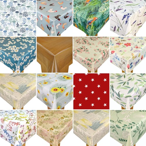 Wipe clean tablecloth pvc - clean,