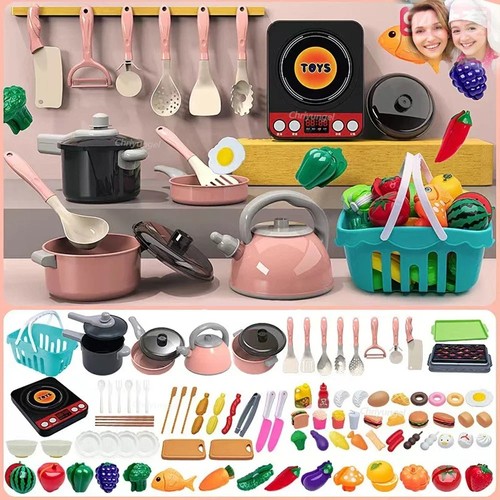 Kids kitchen pretend - pretend, play