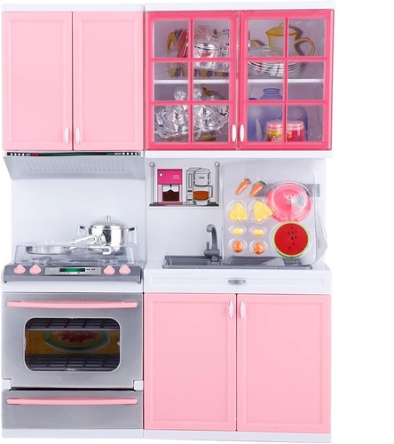 Wooden play kitchen kids - play,
