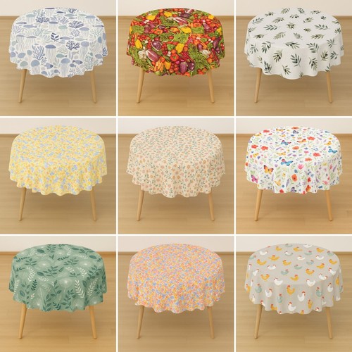 Round wipe clean - round, pvc