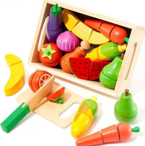 Wooden kitchen cutting - kitchen, play