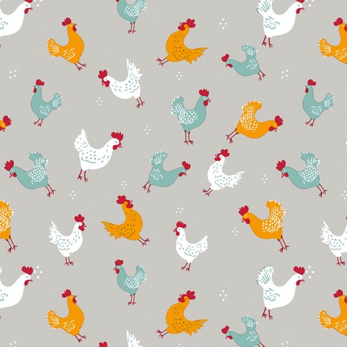Playful chickens multi pvc - multi,